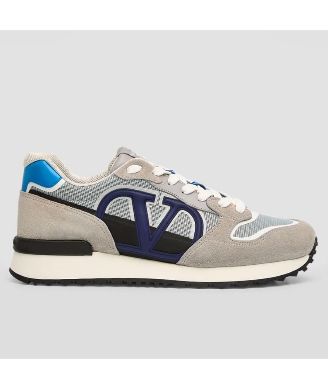 VALENTINO Мульти замшевые кроссовки, фото 4