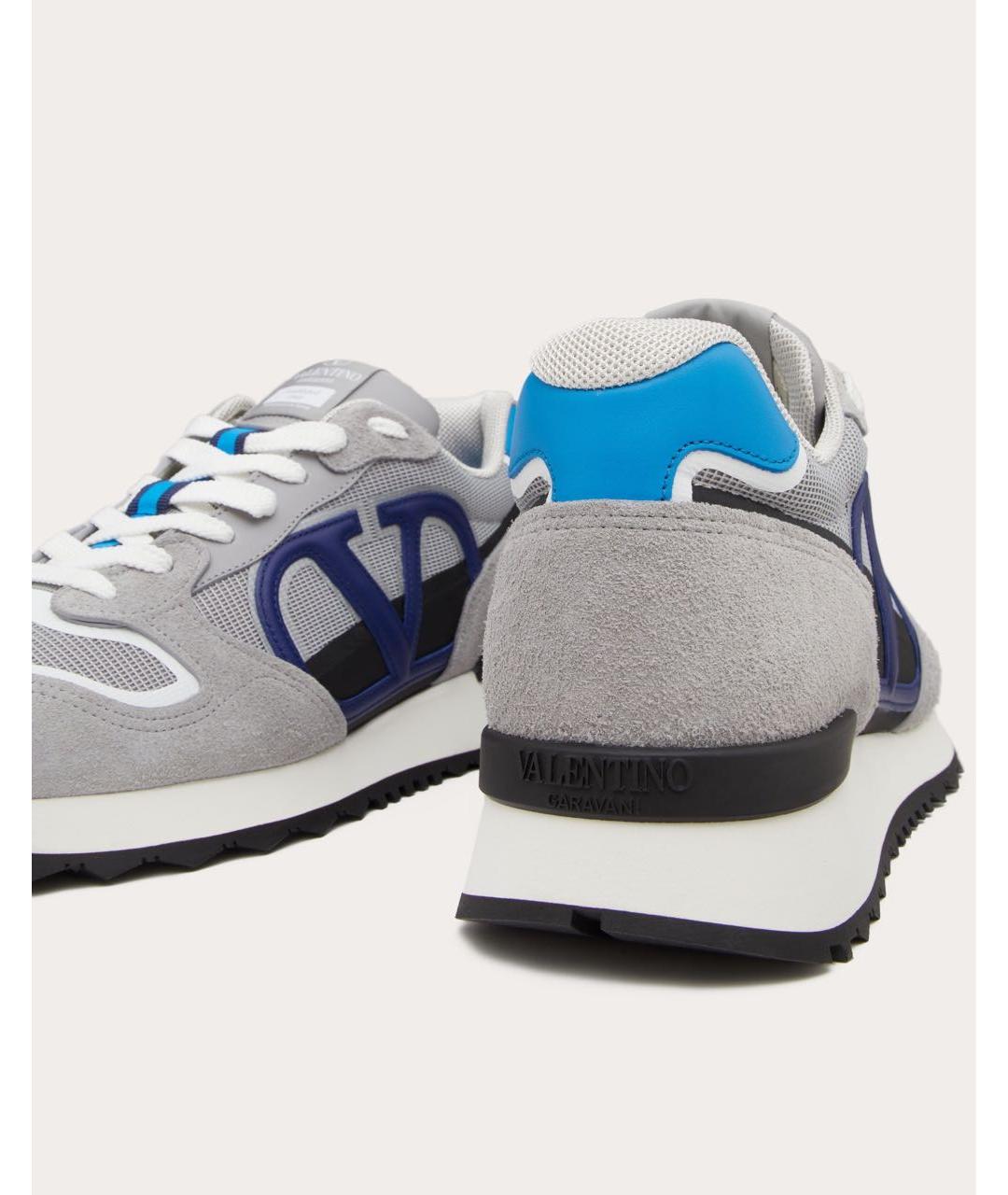 VALENTINO Мульти замшевые кроссовки, фото 3