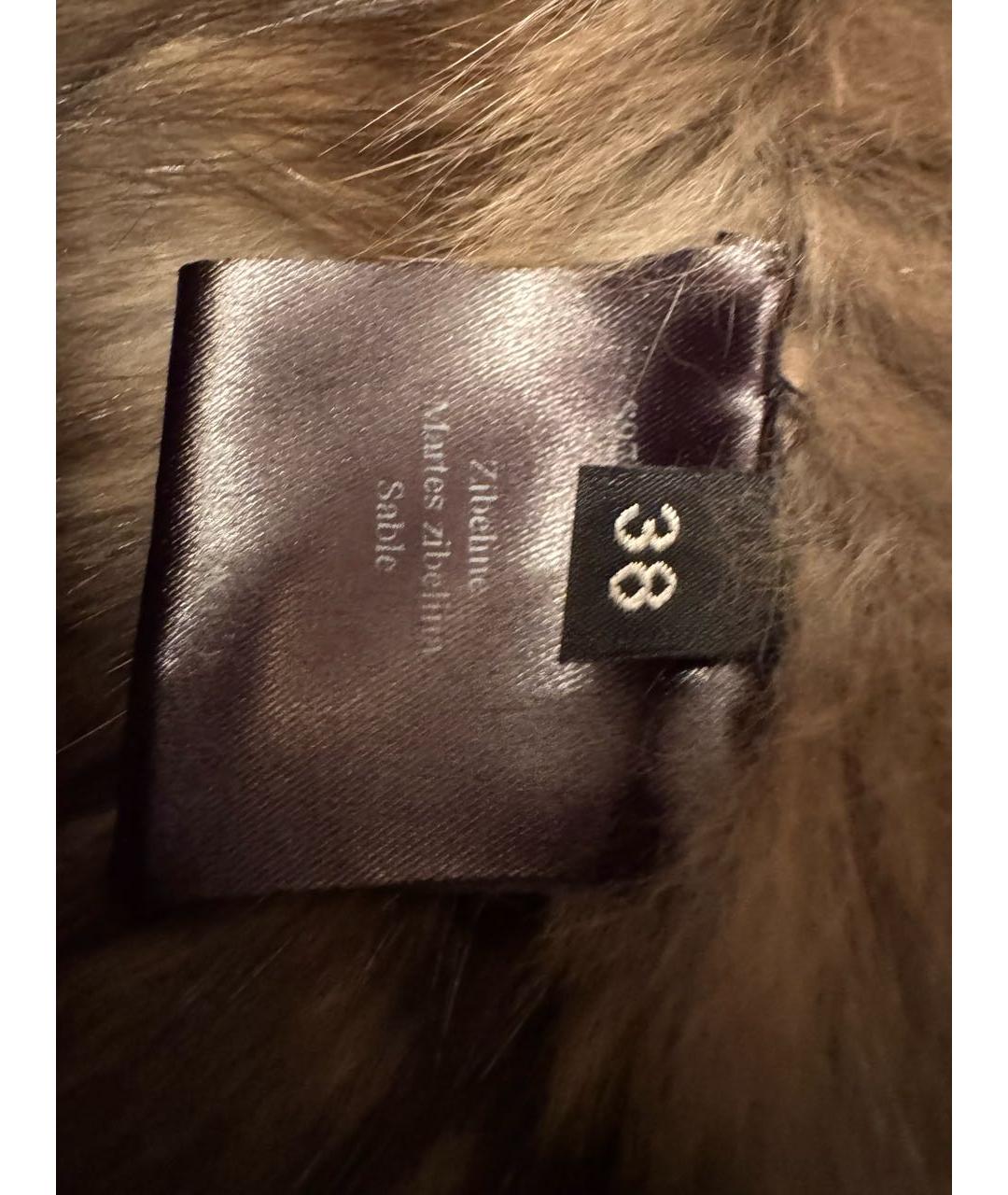 SONIA RYKIEL Коричневая меховая шуба, фото 4