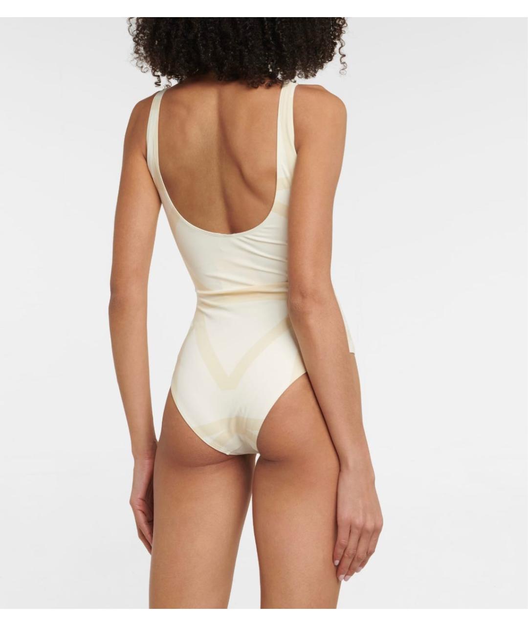 TOTEME Бежевый полиамидовый купальник, фото 3