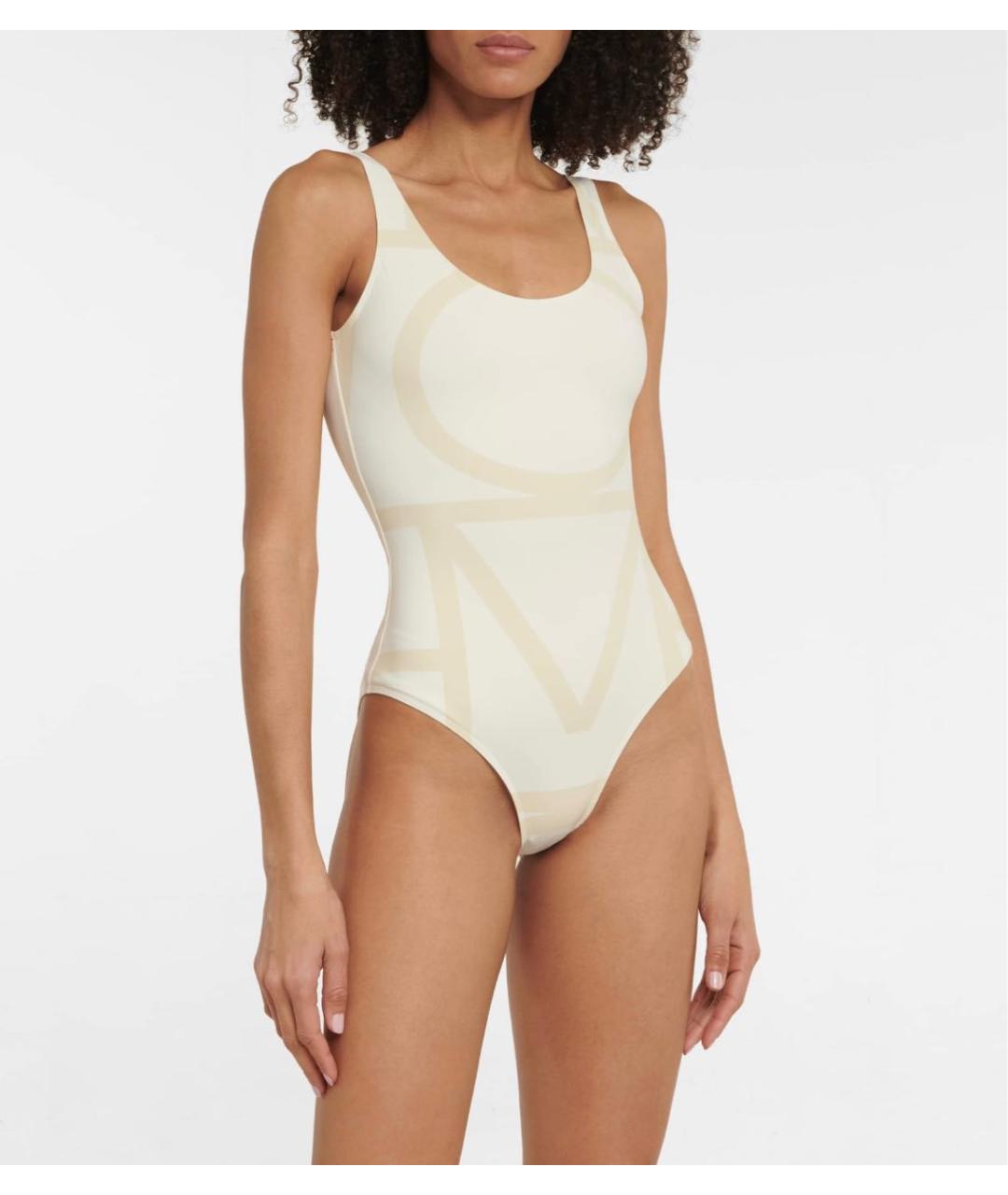 TOTEME Бежевый полиамидовый купальник, фото 2