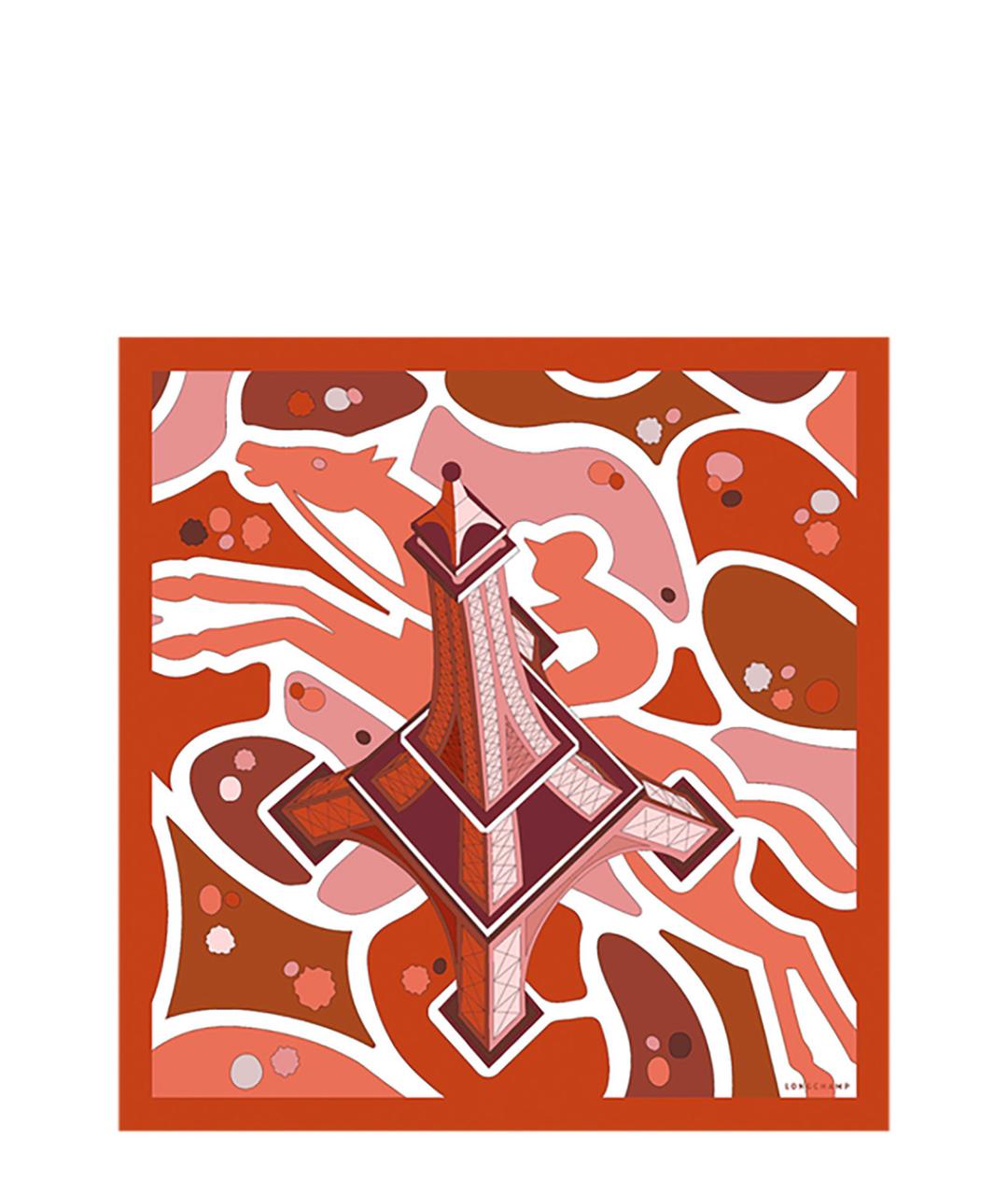 LONGCHAMP Мульти шелковый платок, фото 1