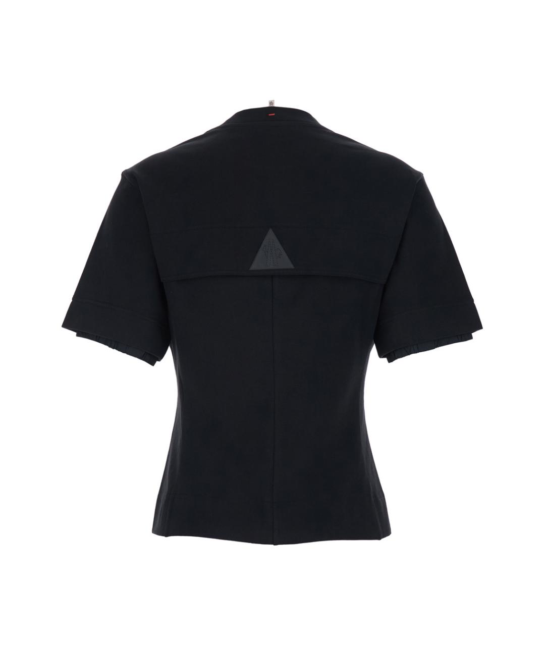 MONCLER GRENOBLE Черная футболка, фото 2