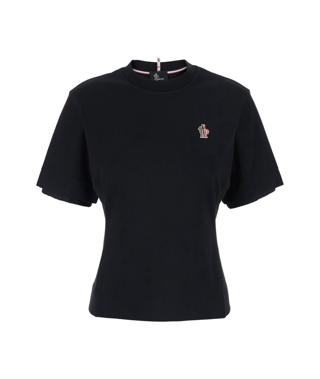 MONCLER GRENOBLE Черная футболка, фото 1