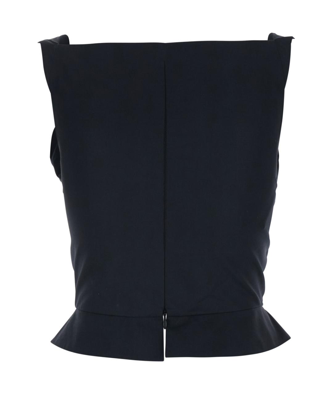 VIVIENNE WESTWOOD Черная хлопковая майка, фото 2