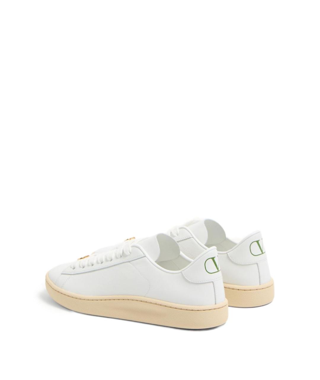 VALENTINO Белые кожаные кроссовки, фото 4
