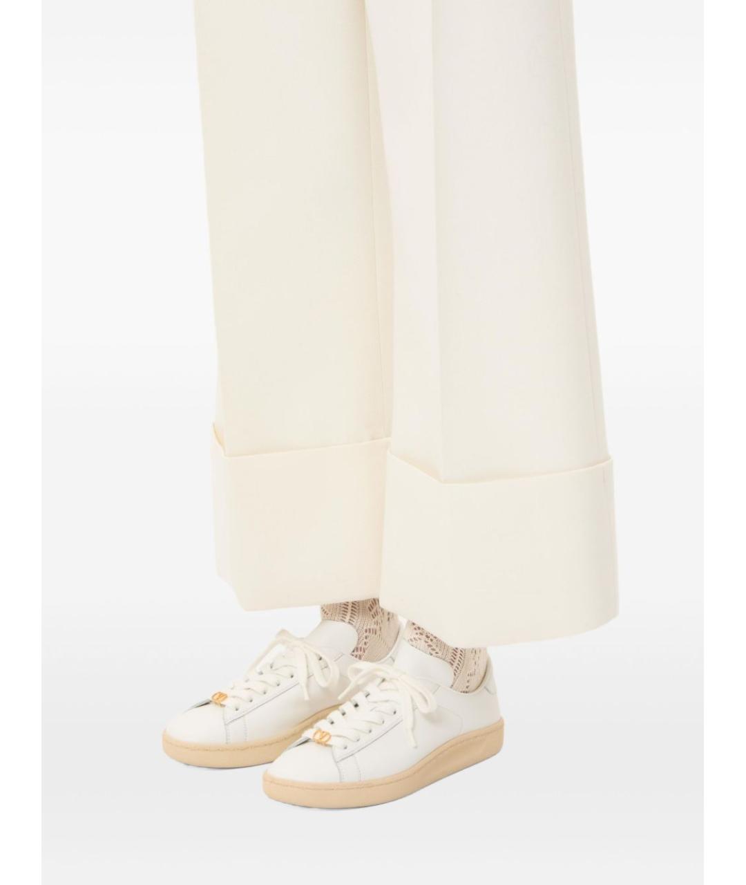 VALENTINO Белые кожаные кроссовки, фото 2