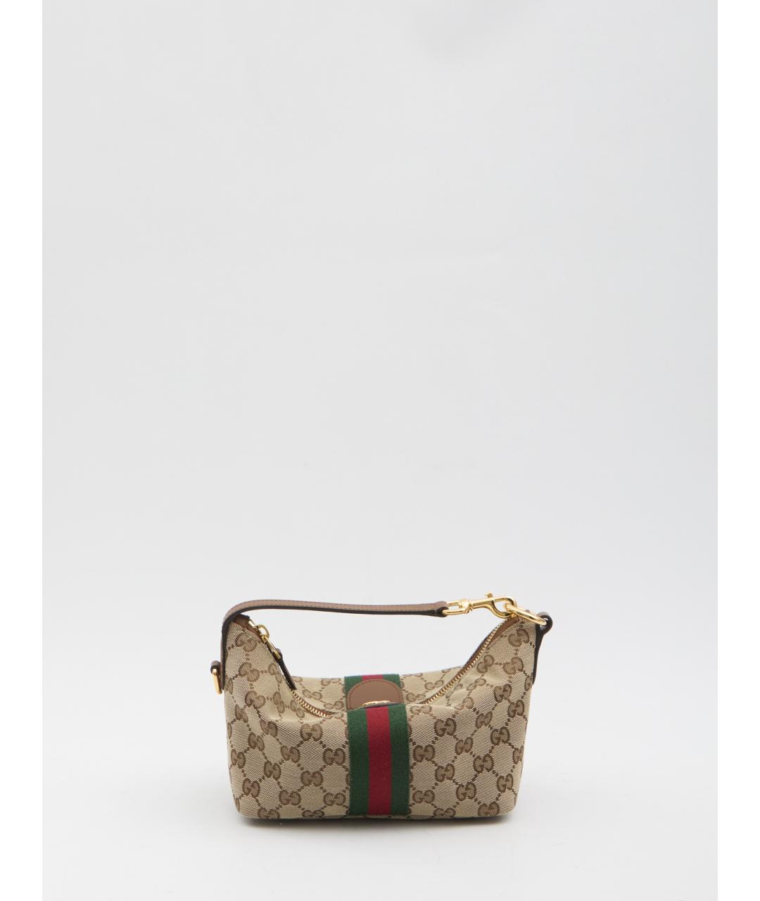 GUCCI Коричневая сумка с короткими ручками, фото 6