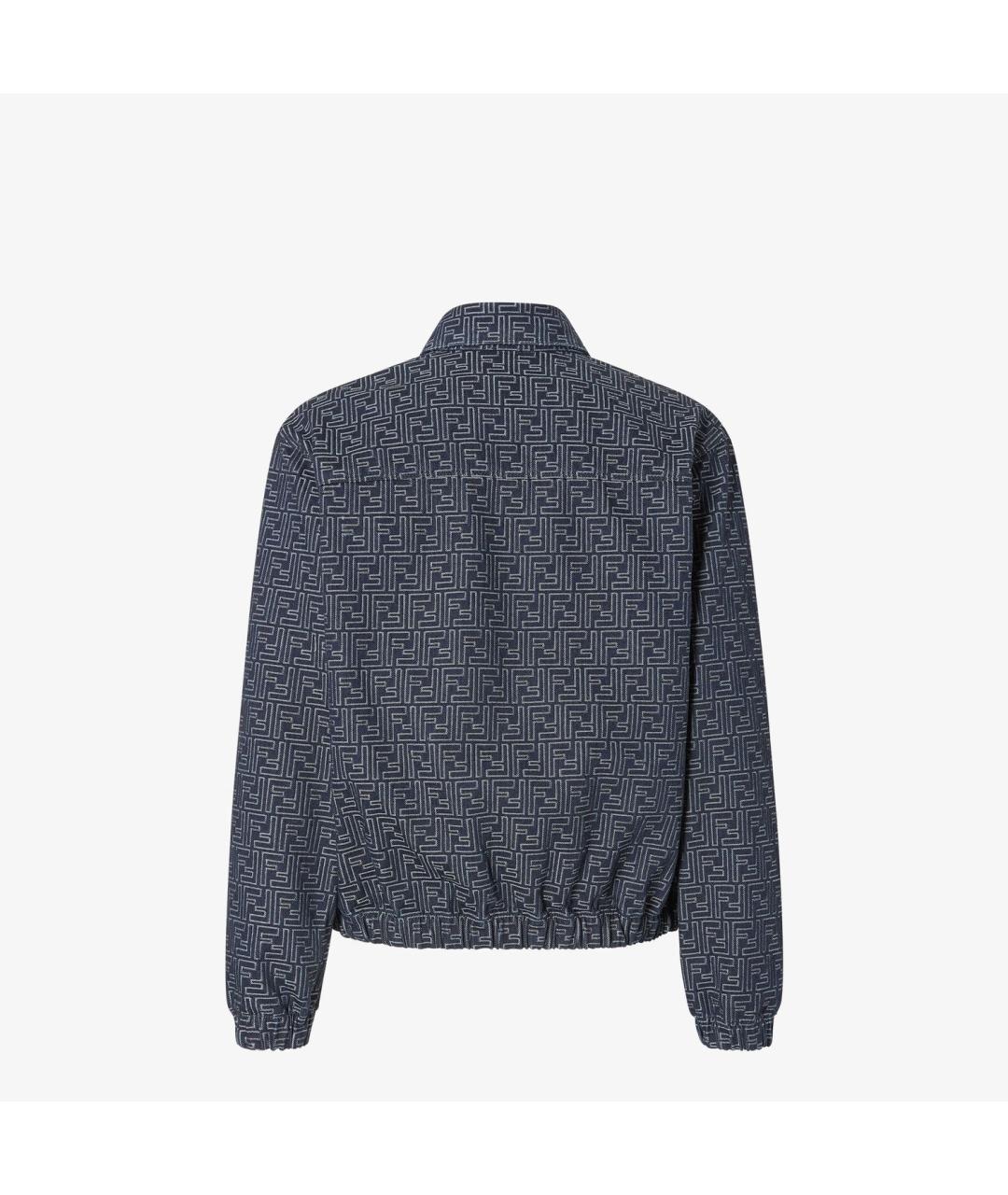 FENDI Синяя хлопковая куртка, фото 2
