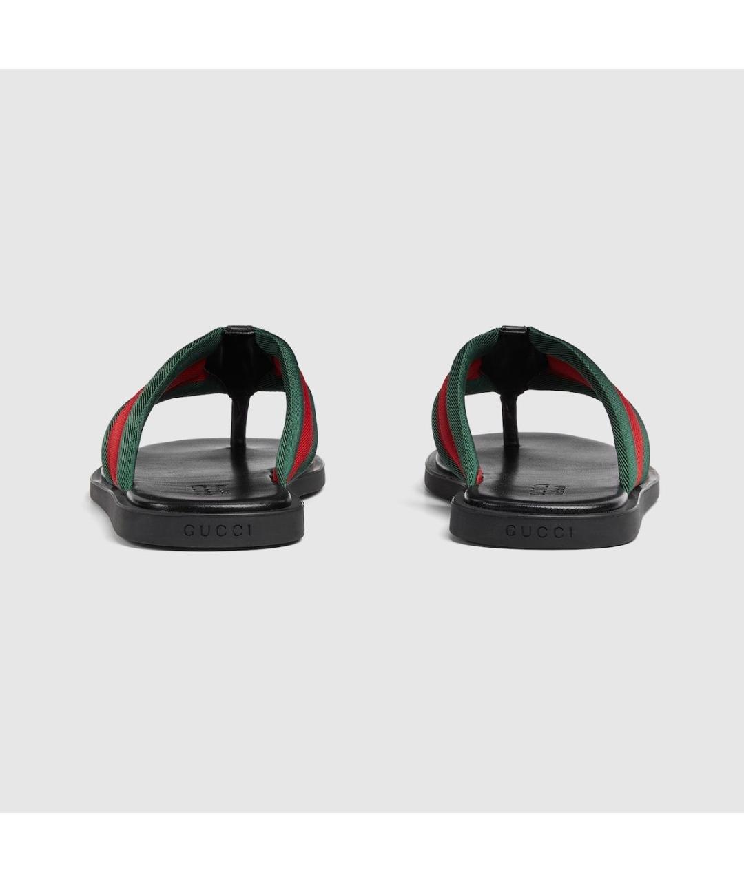 GUCCI Черные сандалии, фото 3