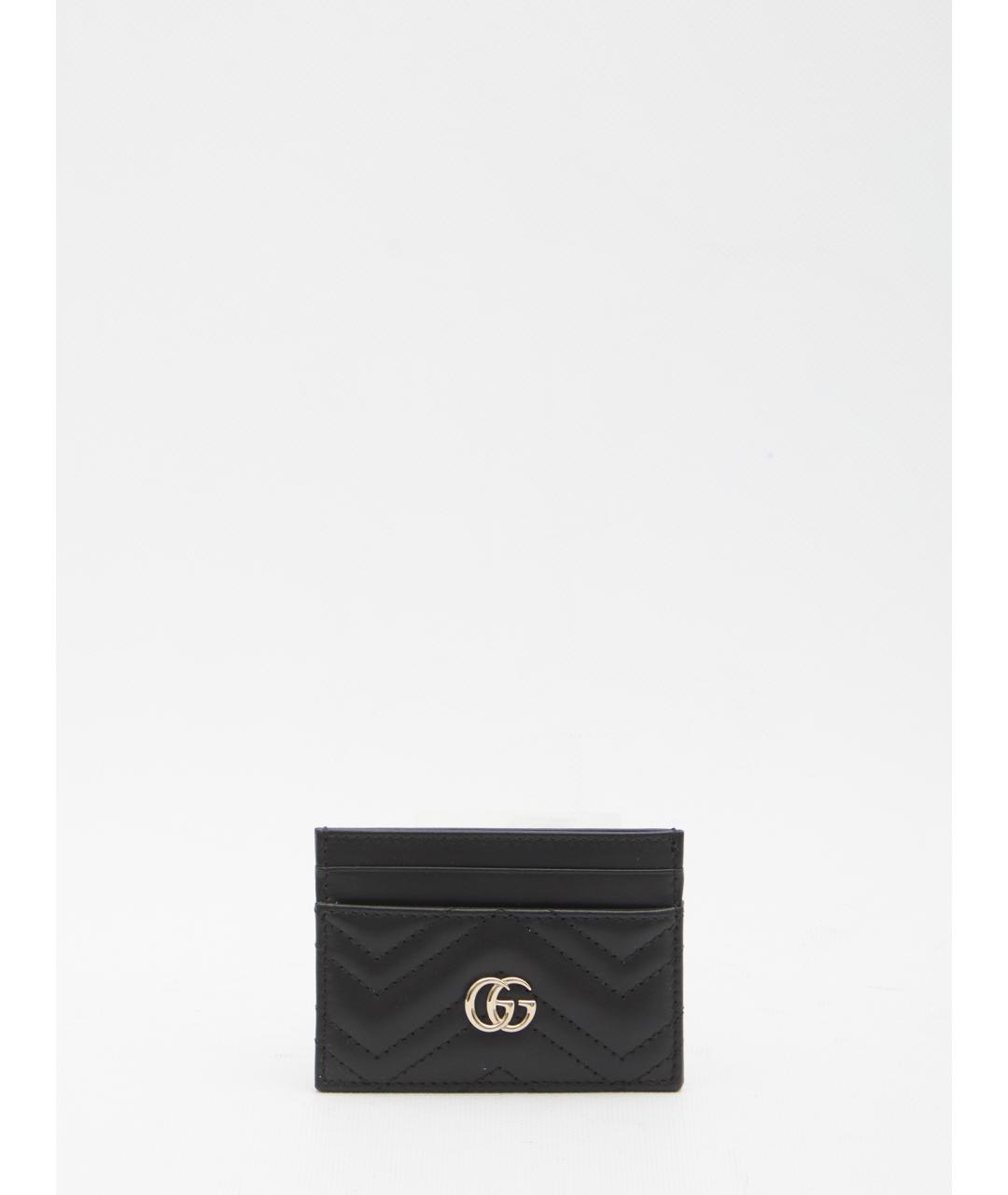 GUCCI Черный кожаный кардхолдер, фото 4