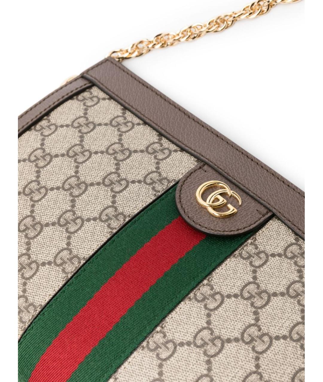 GUCCI Кожаная сумка через плечо, фото 4