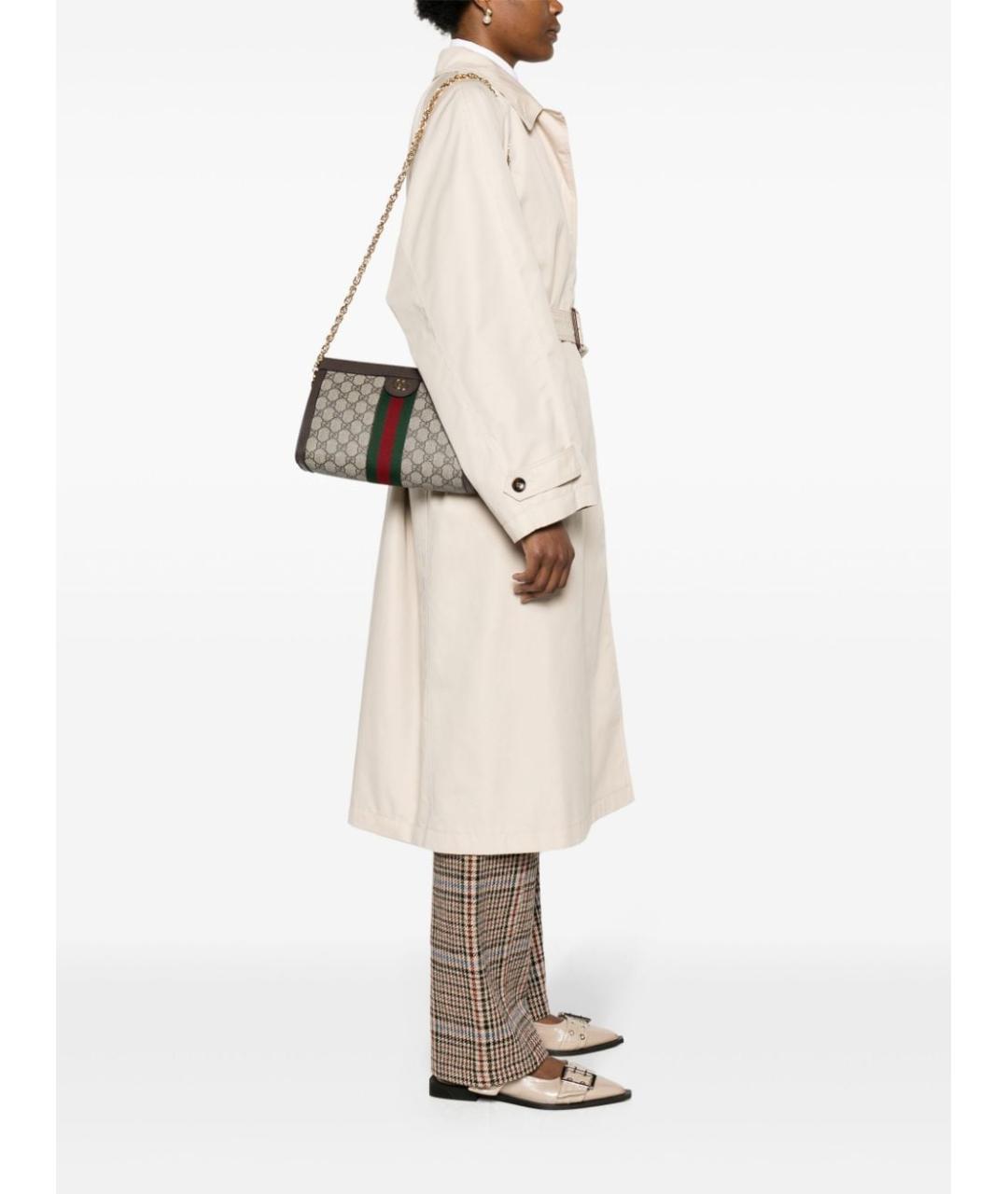 GUCCI Кожаная сумка через плечо, фото 2