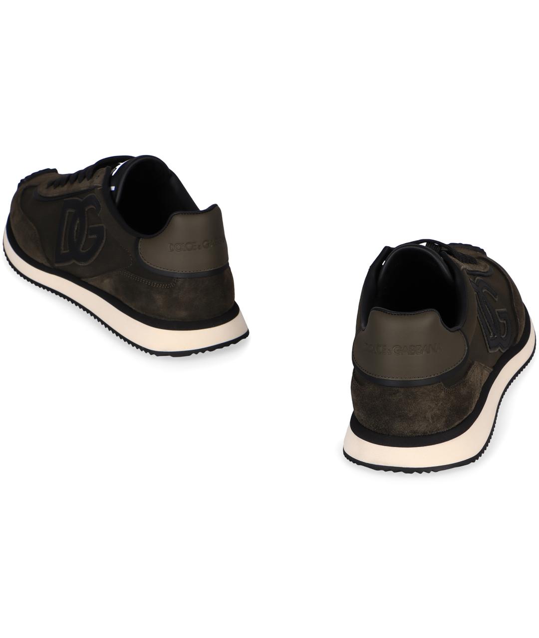 DOLCE&GABBANA Замшевые низкие кроссовки / кеды, фото 4