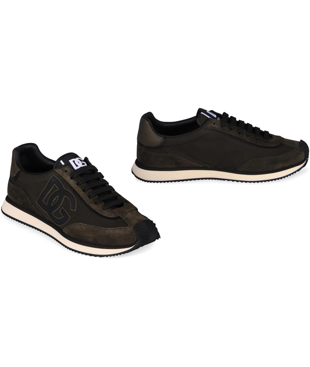 DOLCE&GABBANA Замшевые низкие кроссовки / кеды, фото 3