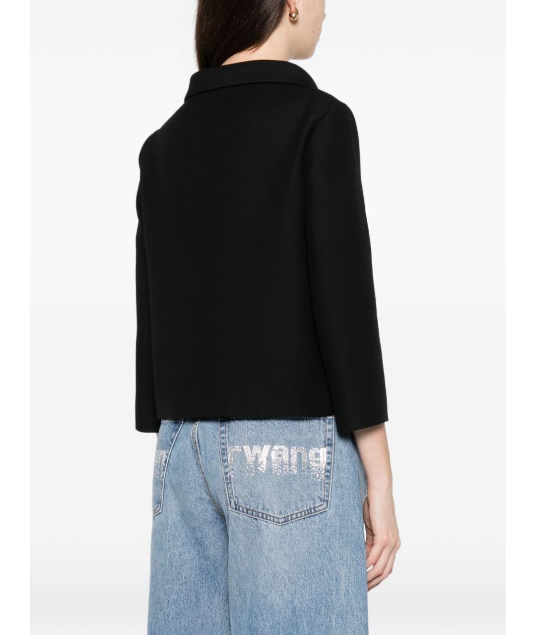 VALENTINO Черный шерстяной жакет/пиджак, фото 5