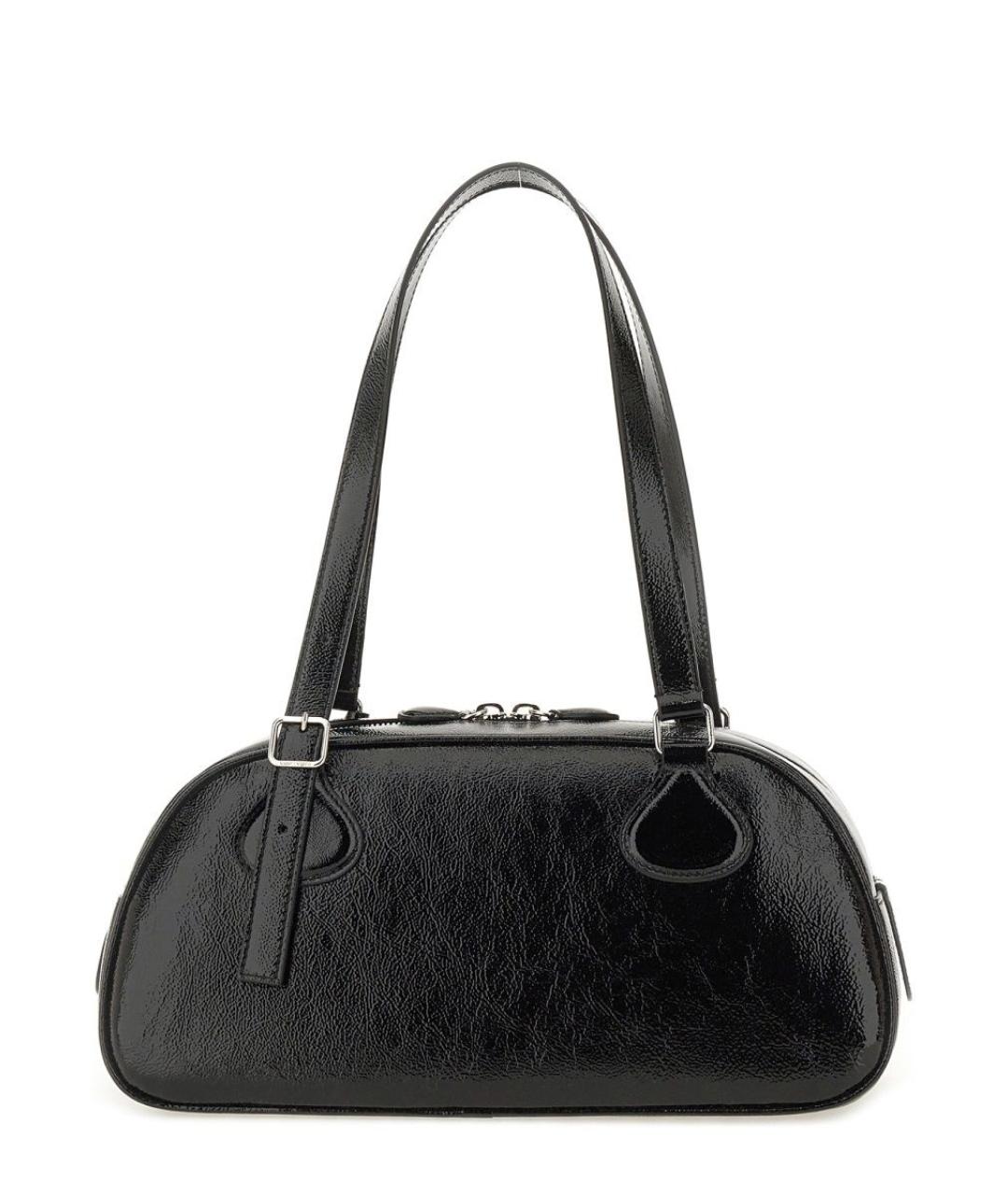 COURREGES Черная кожаная сумка через плечо, фото 2