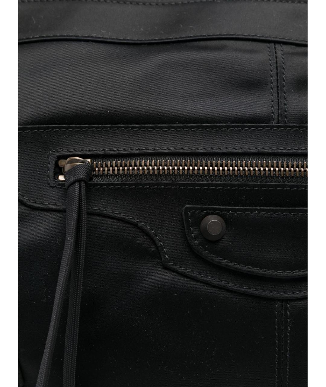 BALENCIAGA Черная синтетическая сумка на плечо, фото 4