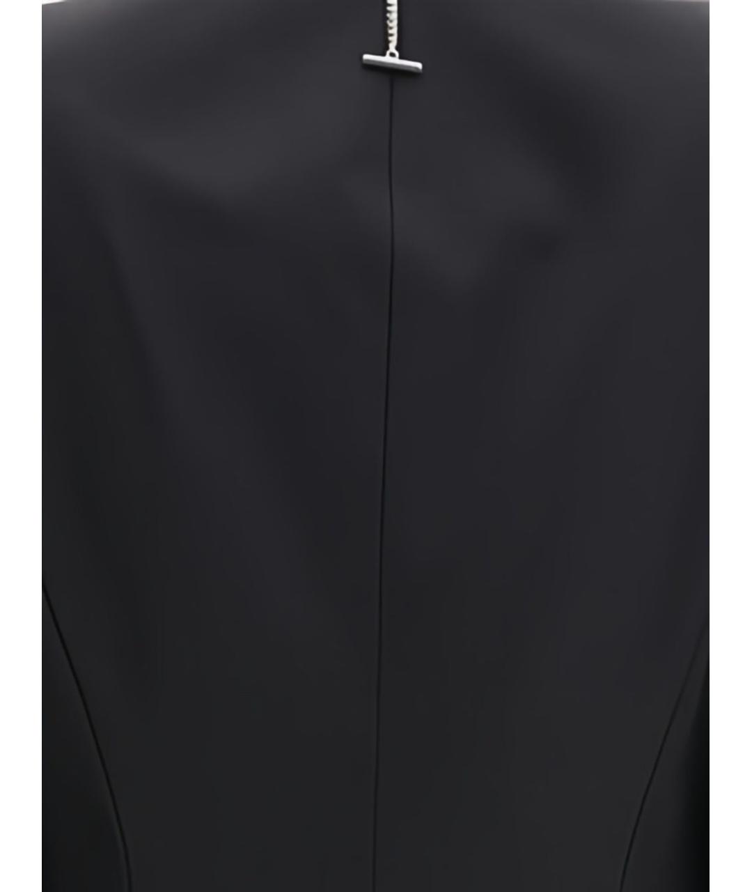 ALEXANDER MCQUEEN Черный шерстяной жакет/пиджак, фото 3