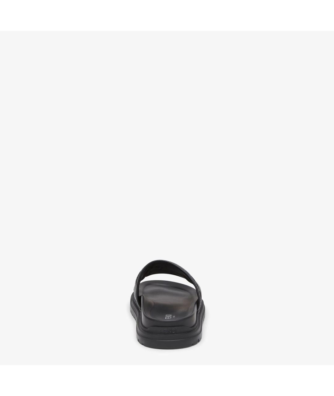 FENDI Черные сандалии, фото 3