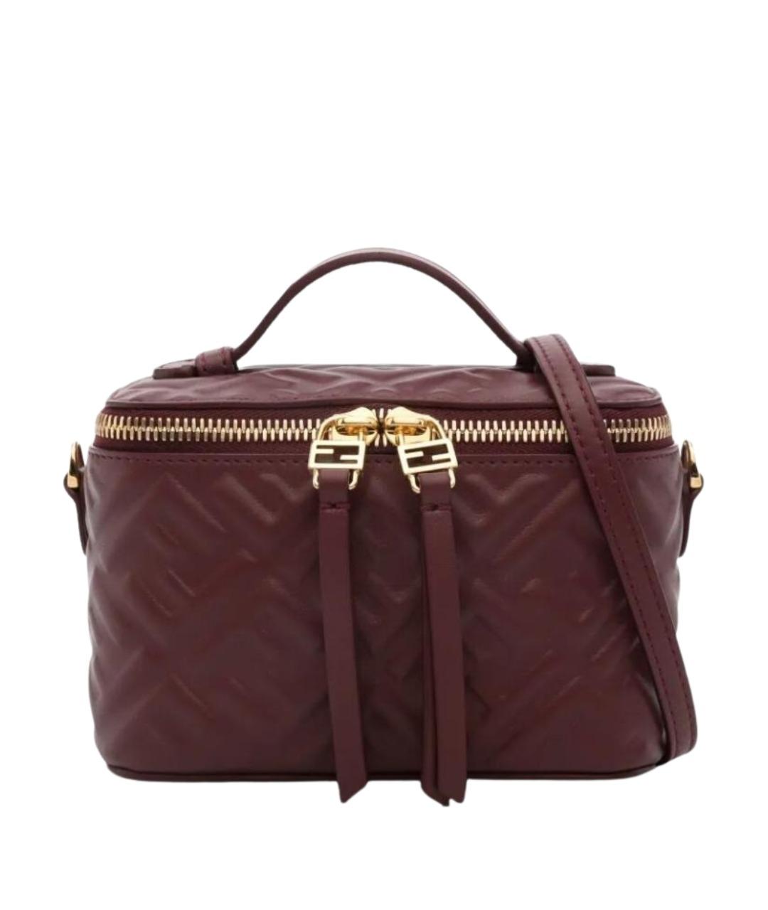 FENDI Кожаная сумка с короткими ручками, фото 1