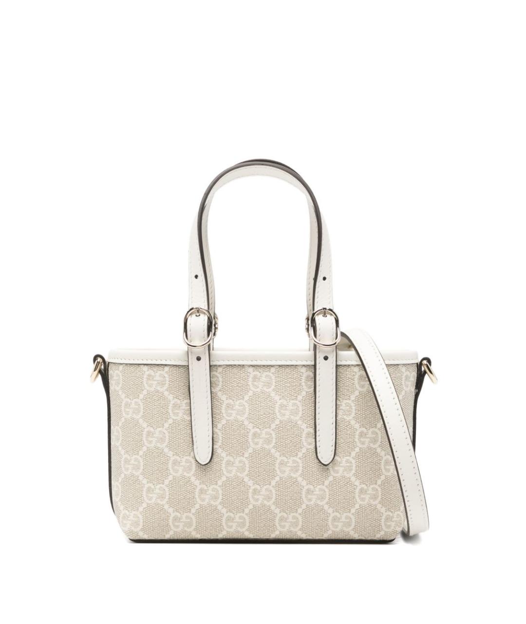 GUCCI Белая сумка с короткими ручками, фото 1