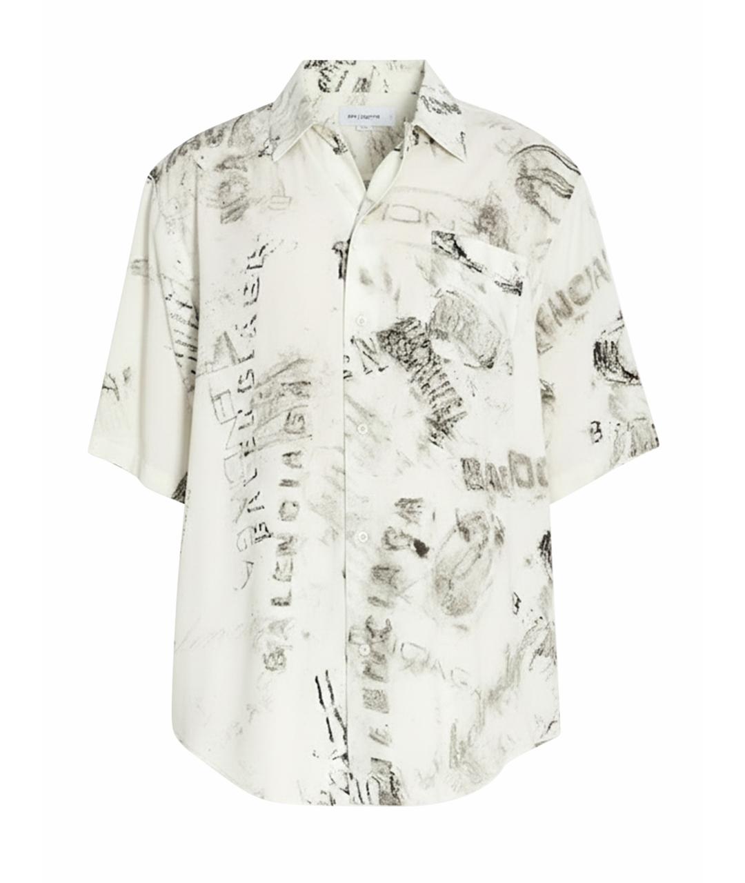 BALENCIAGA Белая кэжуал рубашка, фото 1