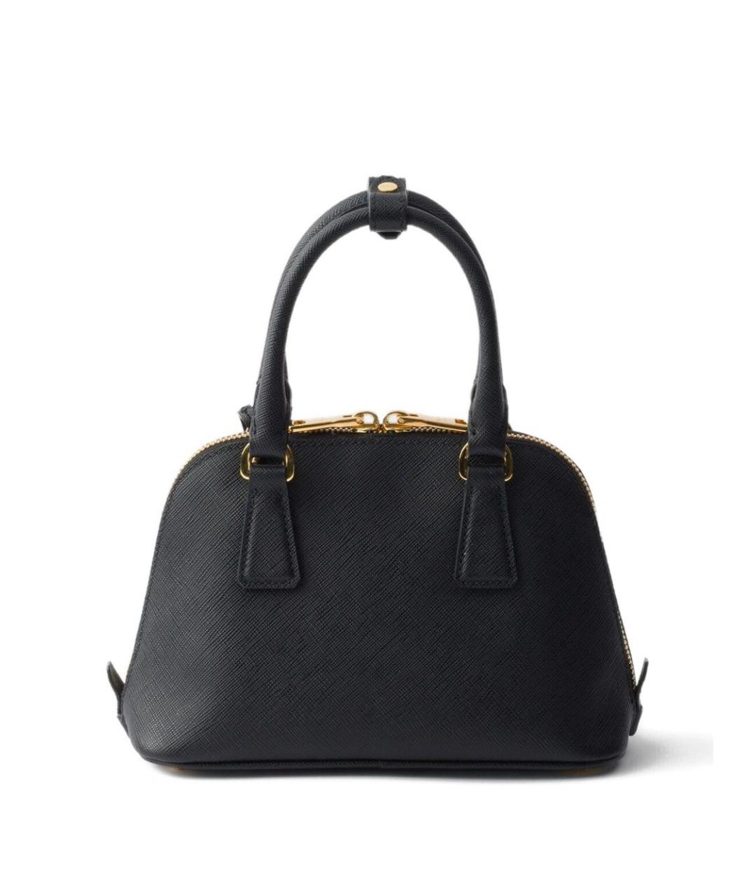 PRADA Черная кожаная сумка тоут, фото 2