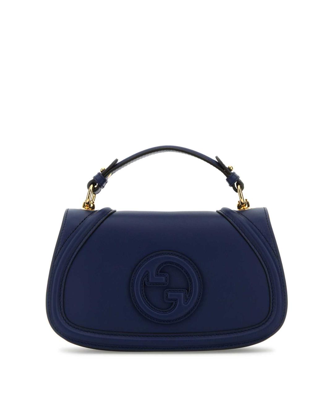 GUCCI Синяя кожаная сумка через плечо, фото 1