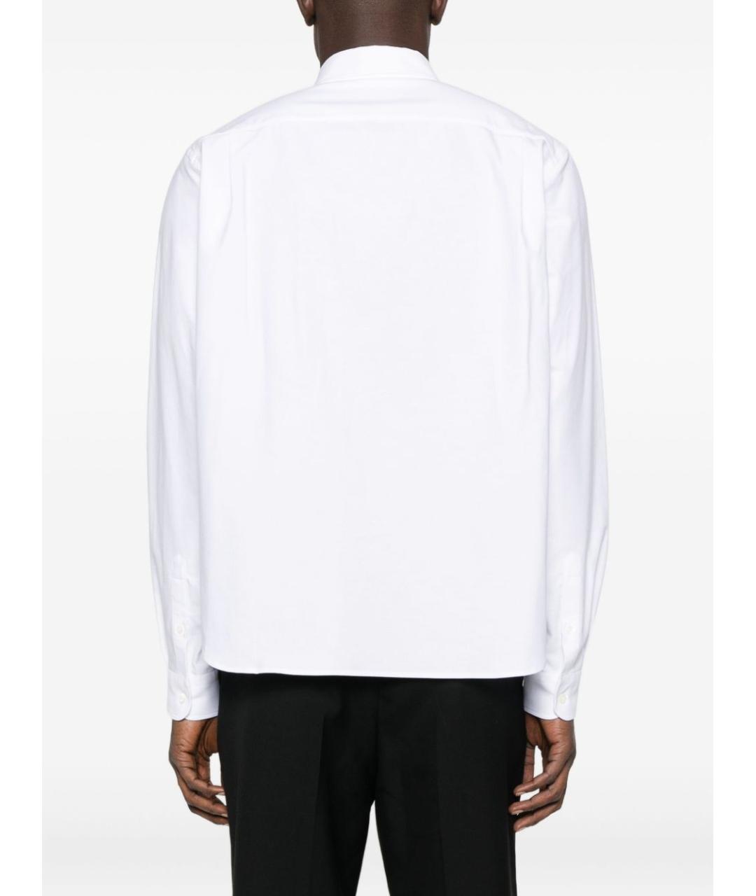 PRADA Белая хлопковая кэжуал рубашка, фото 4