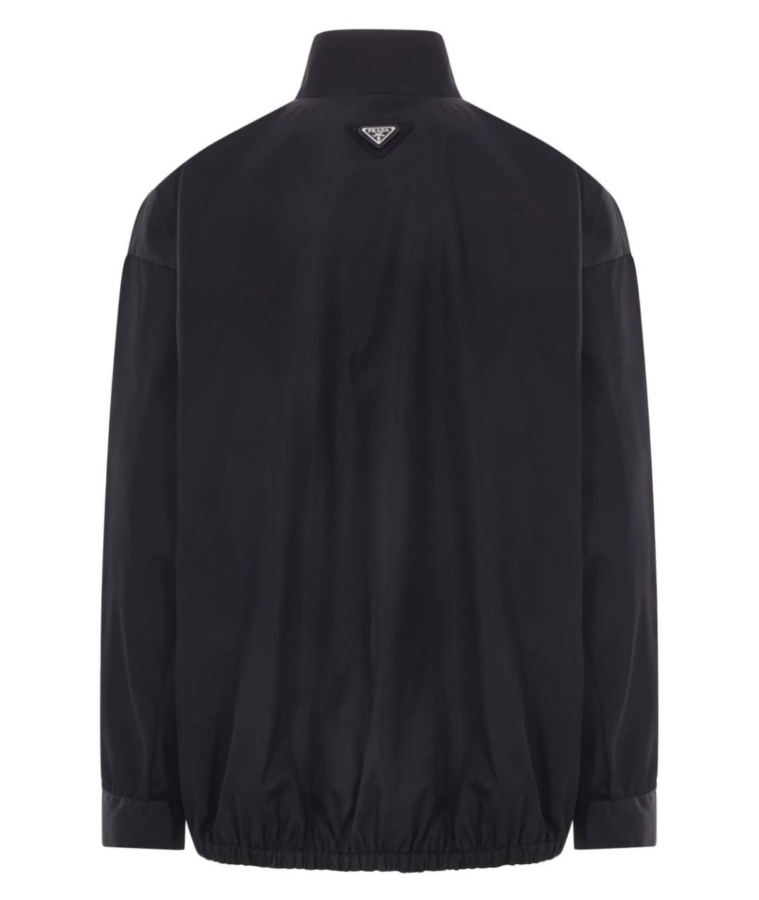 PRADA Черная полиамидовая куртка, фото 4