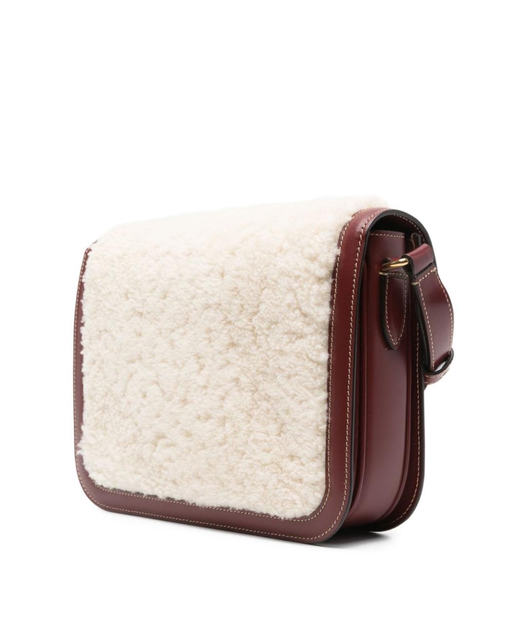 VALENTINO Коричневая кожаная сумка на плечо, фото 5