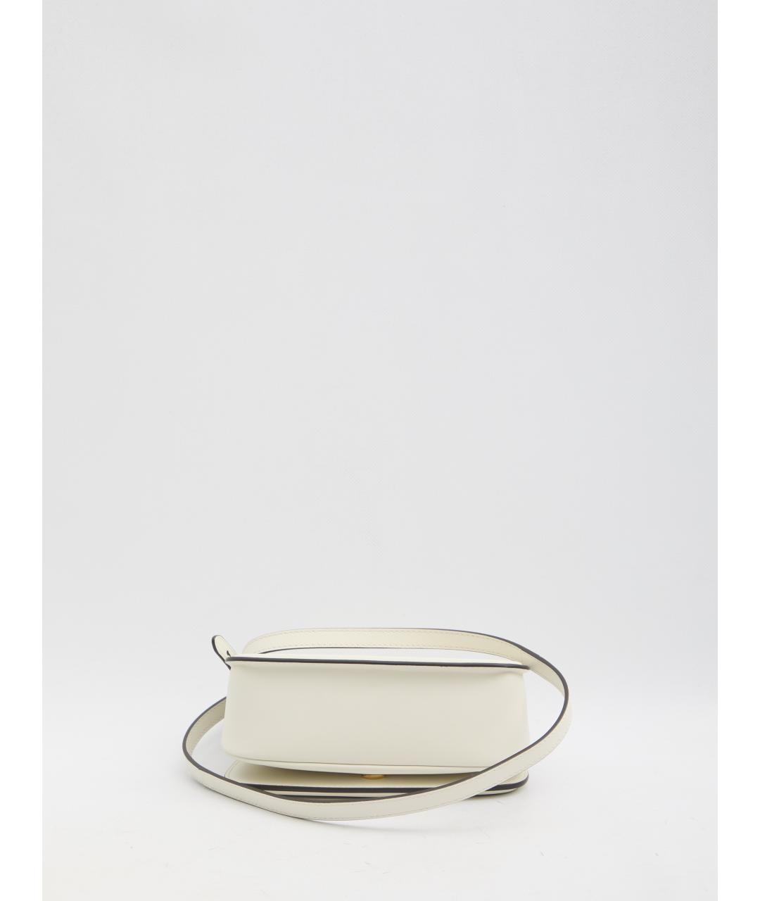 GUCCI Белая кожаная сумка через плечо, фото 4