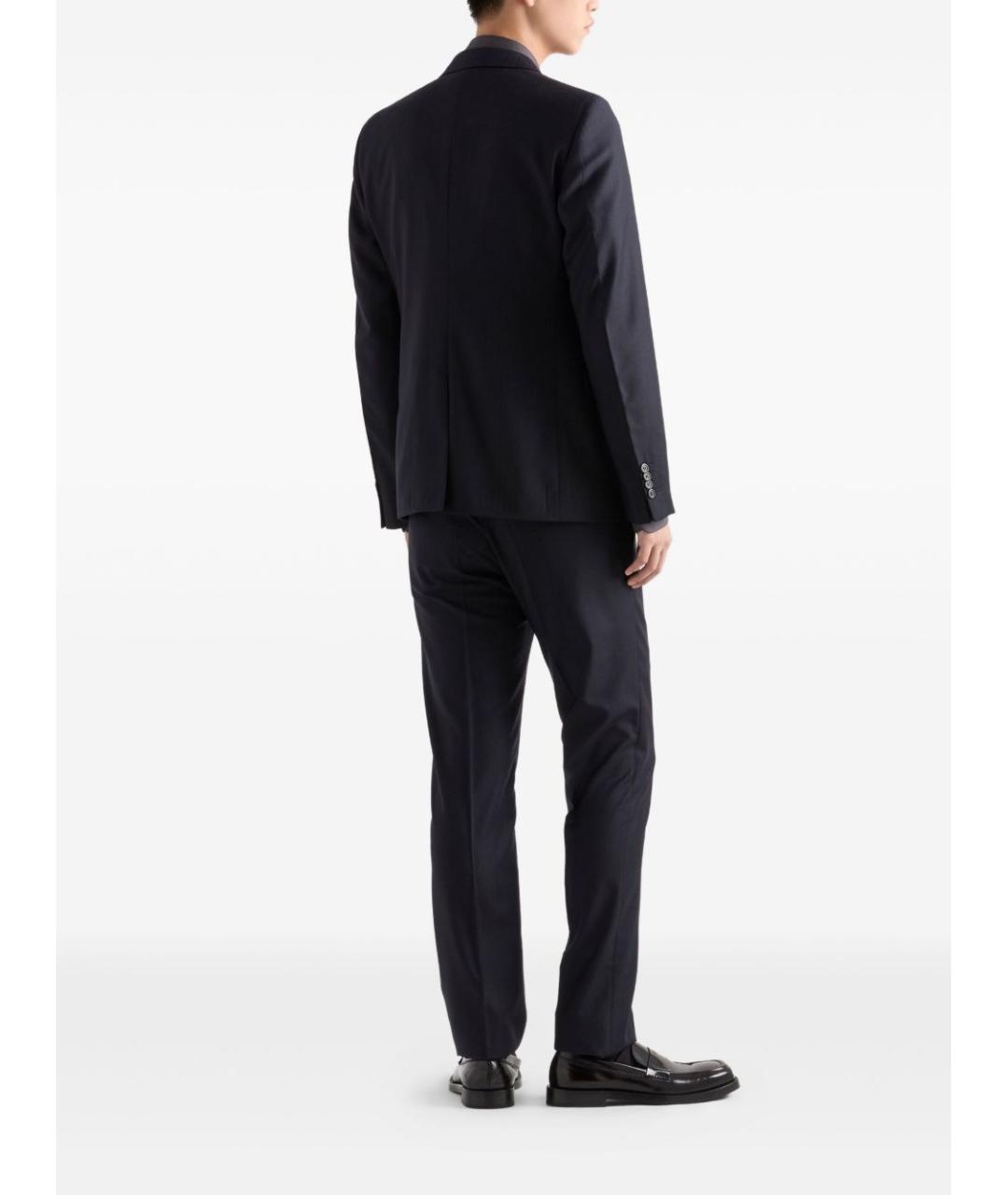 PRADA Темно-синий классический костюм, фото 5