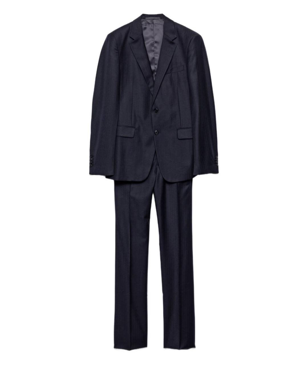 PRADA Темно-синий классический костюм, фото 1