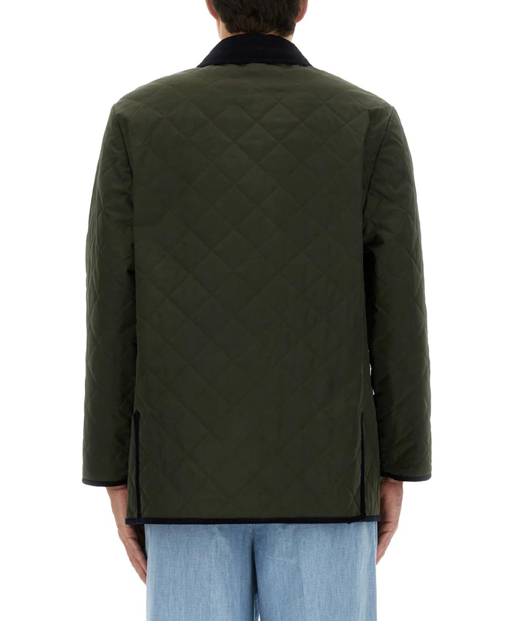 VALENTINO Зеленая полиэстеровая куртка, фото 3