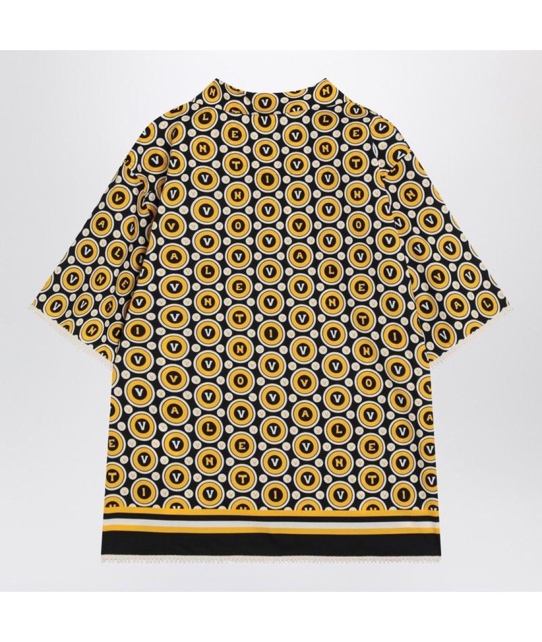 VALENTINO Коричневая хлопковая кэжуал рубашка, фото 2