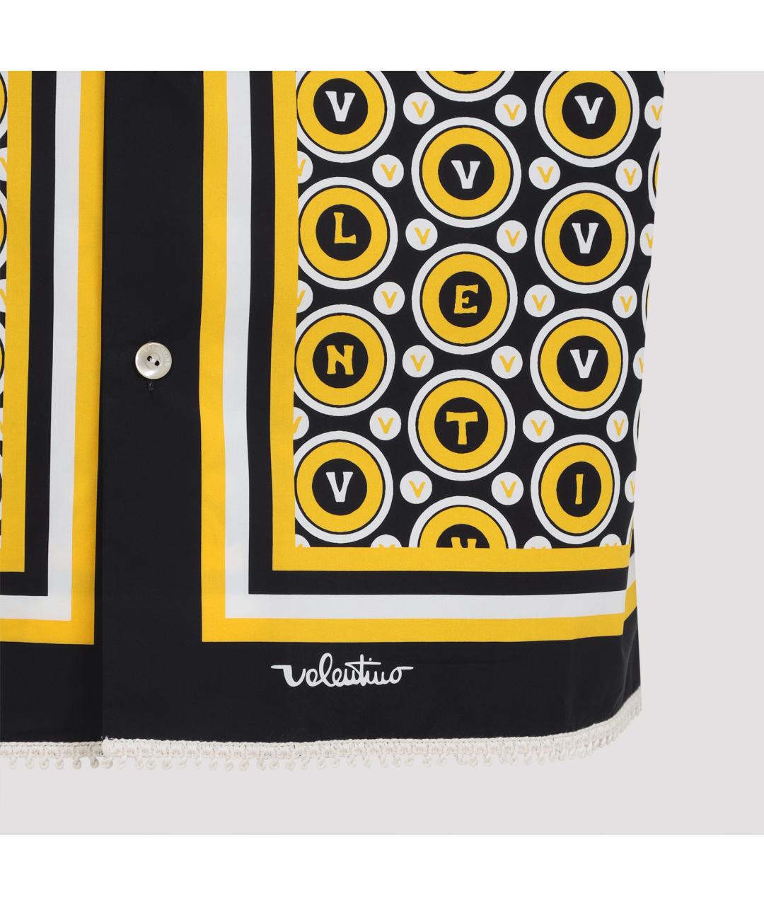 VALENTINO Коричневая хлопковая кэжуал рубашка, фото 3