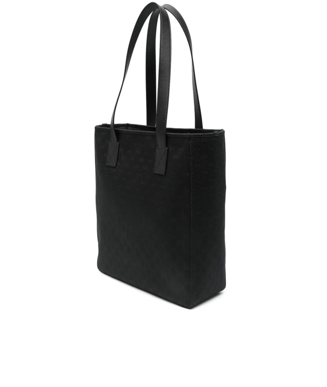 GUCCI Черная синтетическая сумка тоут, фото 3