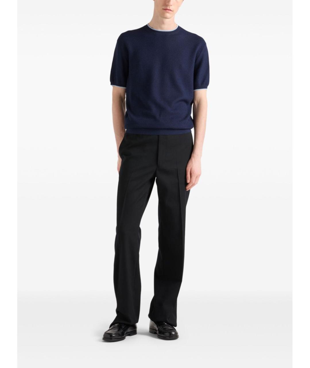 PRADA Синий джемпер / свитер, фото 3