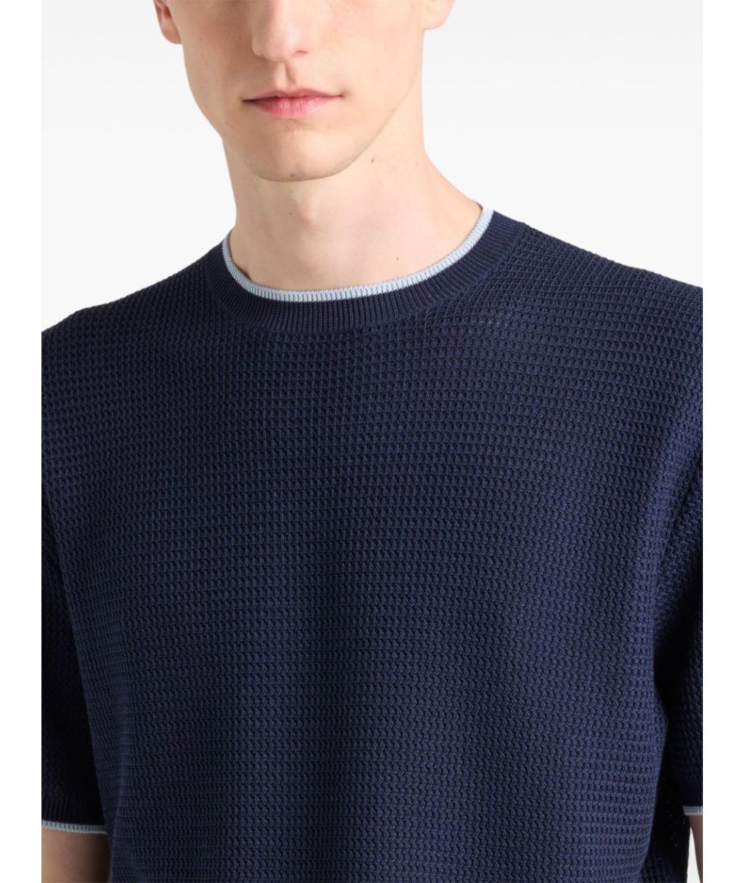 PRADA Синий джемпер / свитер, фото 2