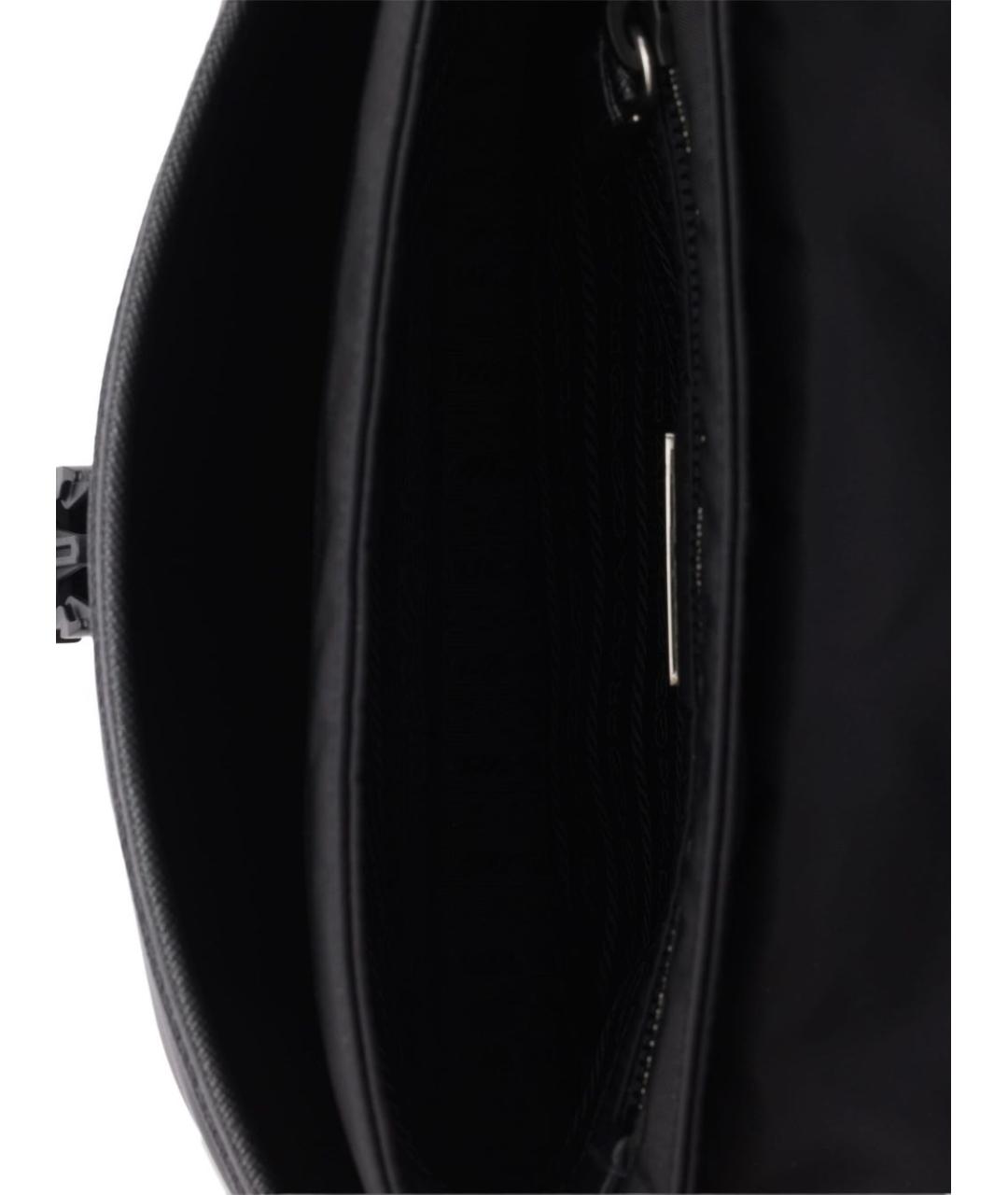 PRADA Черная синтетическая сумка на плечо, фото 2