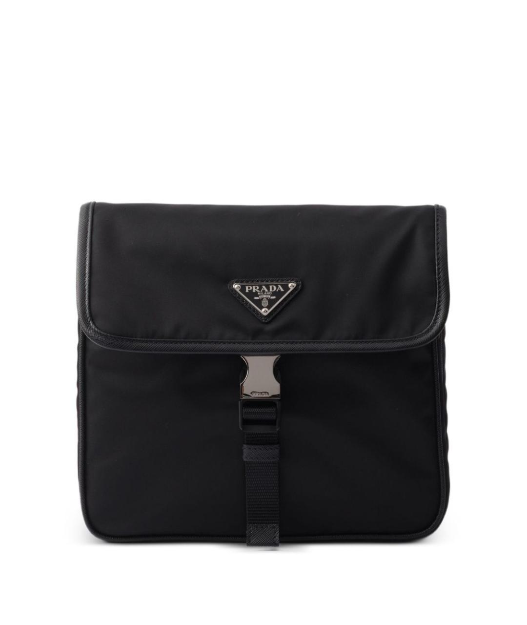 PRADA Черная синтетическая сумка на плечо, фото 1