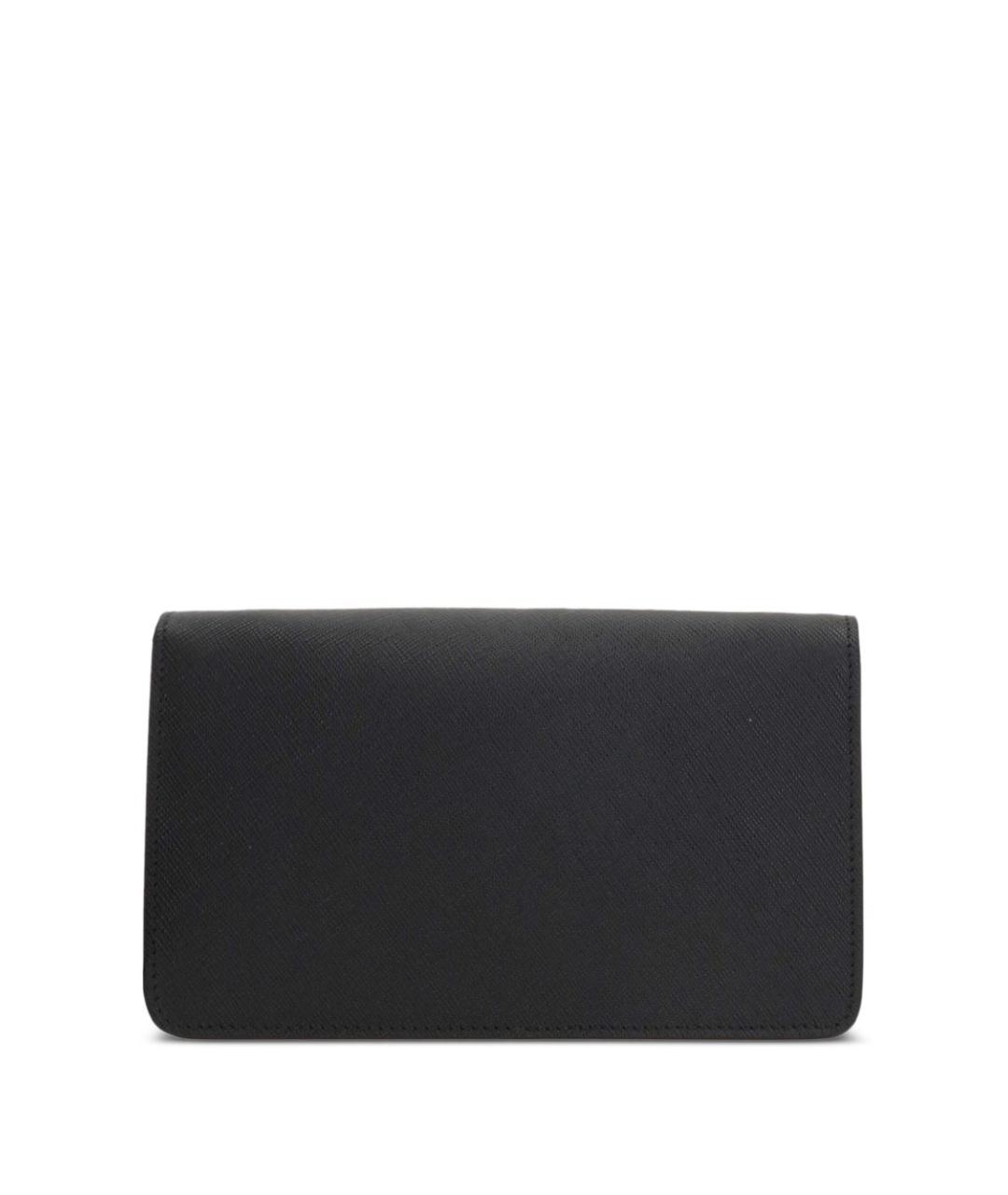 PRADA Черная кожаная сумка через плечо, фото 3