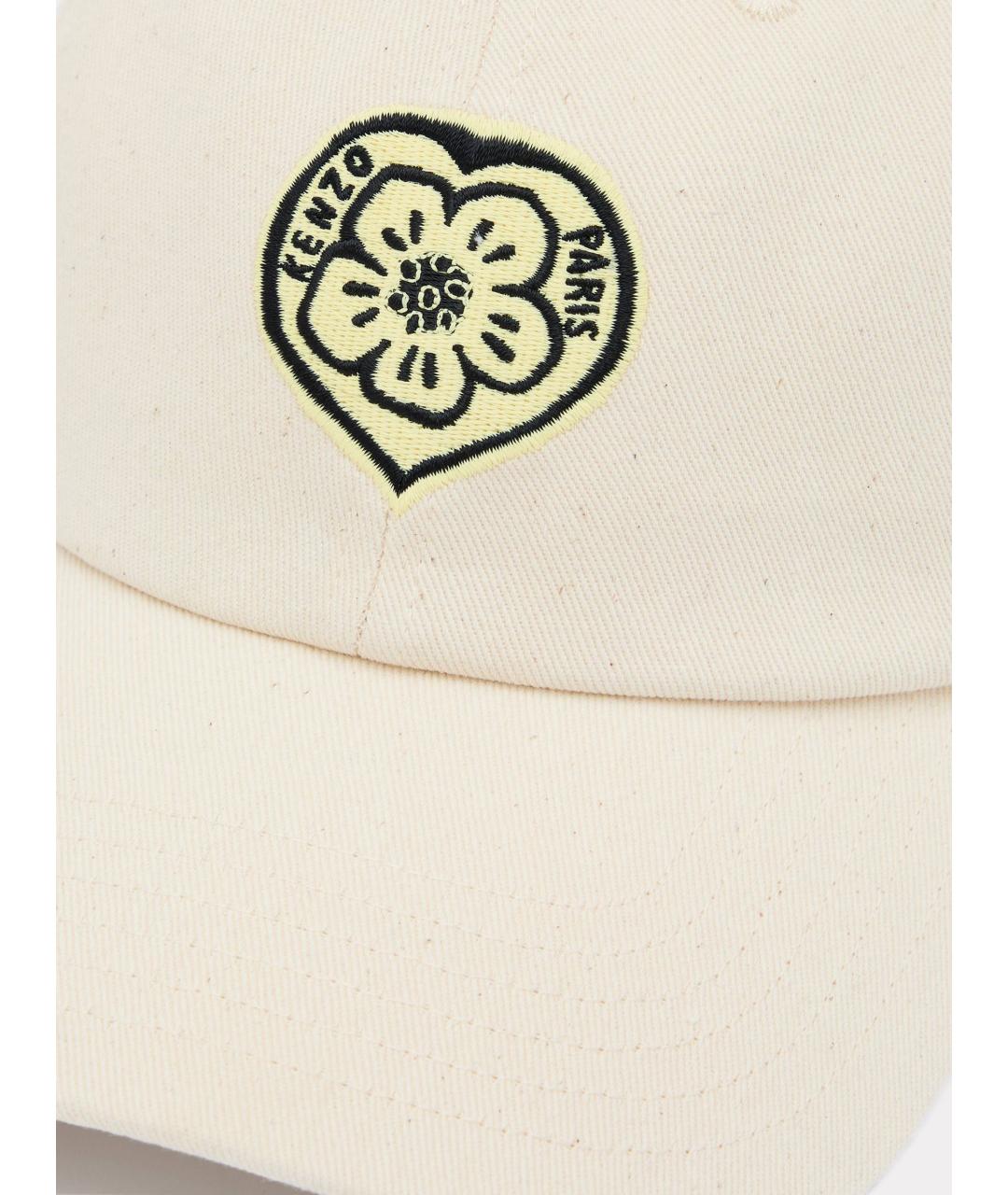 KENZO Бежевая хлопковая кепка/бейсболка, фото 3