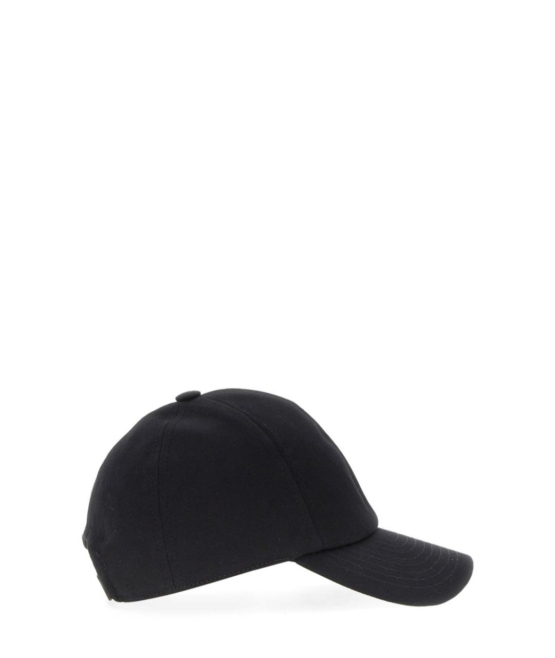 COURREGES Черная хлопковая кепка, фото 5