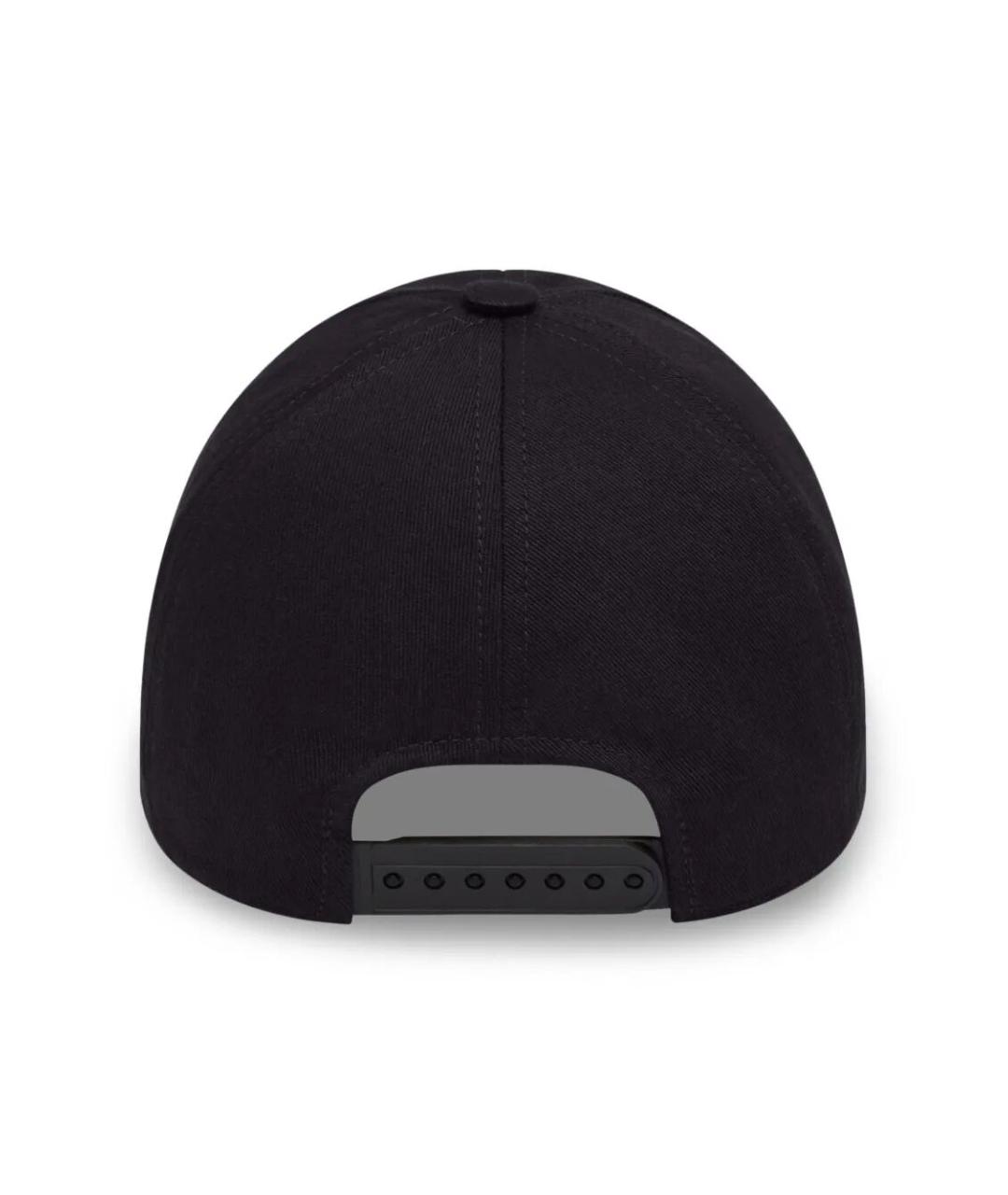 COURREGES Черная хлопковая кепка, фото 4