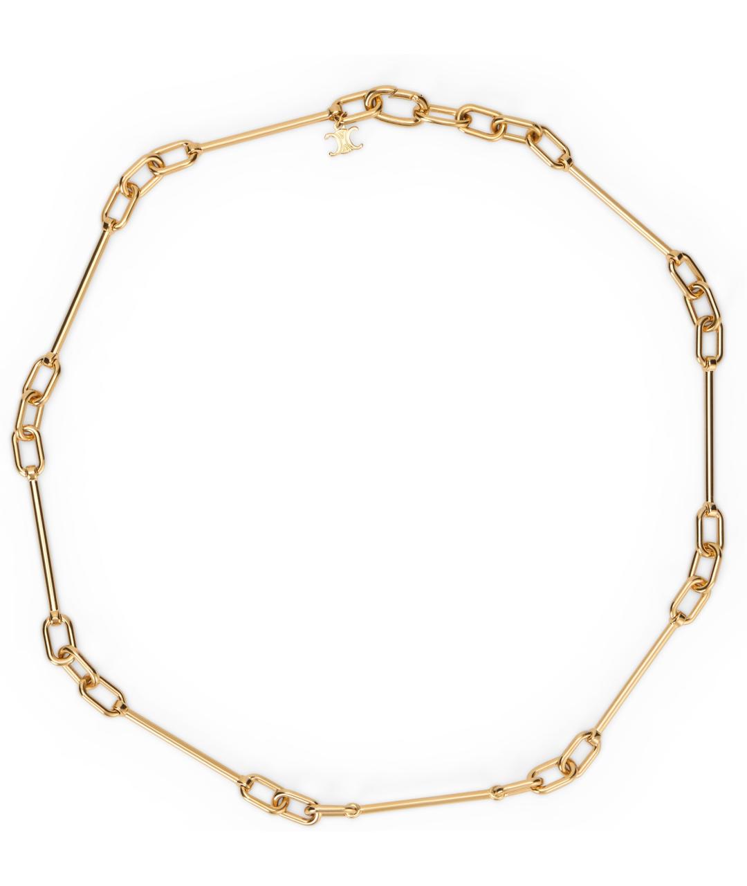 CELINE Золотая металлическая цепочка, фото 1