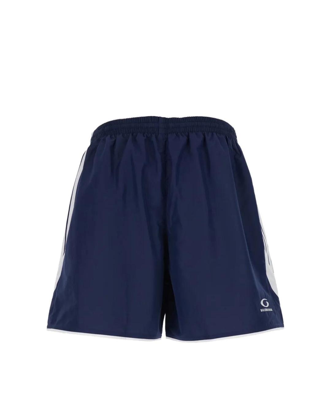 BALENCIAGA Синие полиэстеровые плавки, фото 1