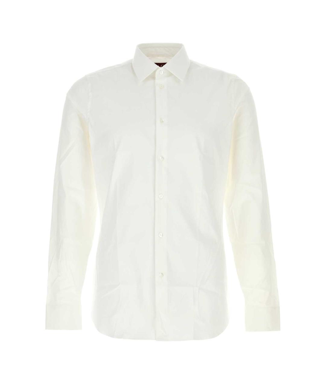 GUCCI Белая хлопковая классическая рубашка, фото 1